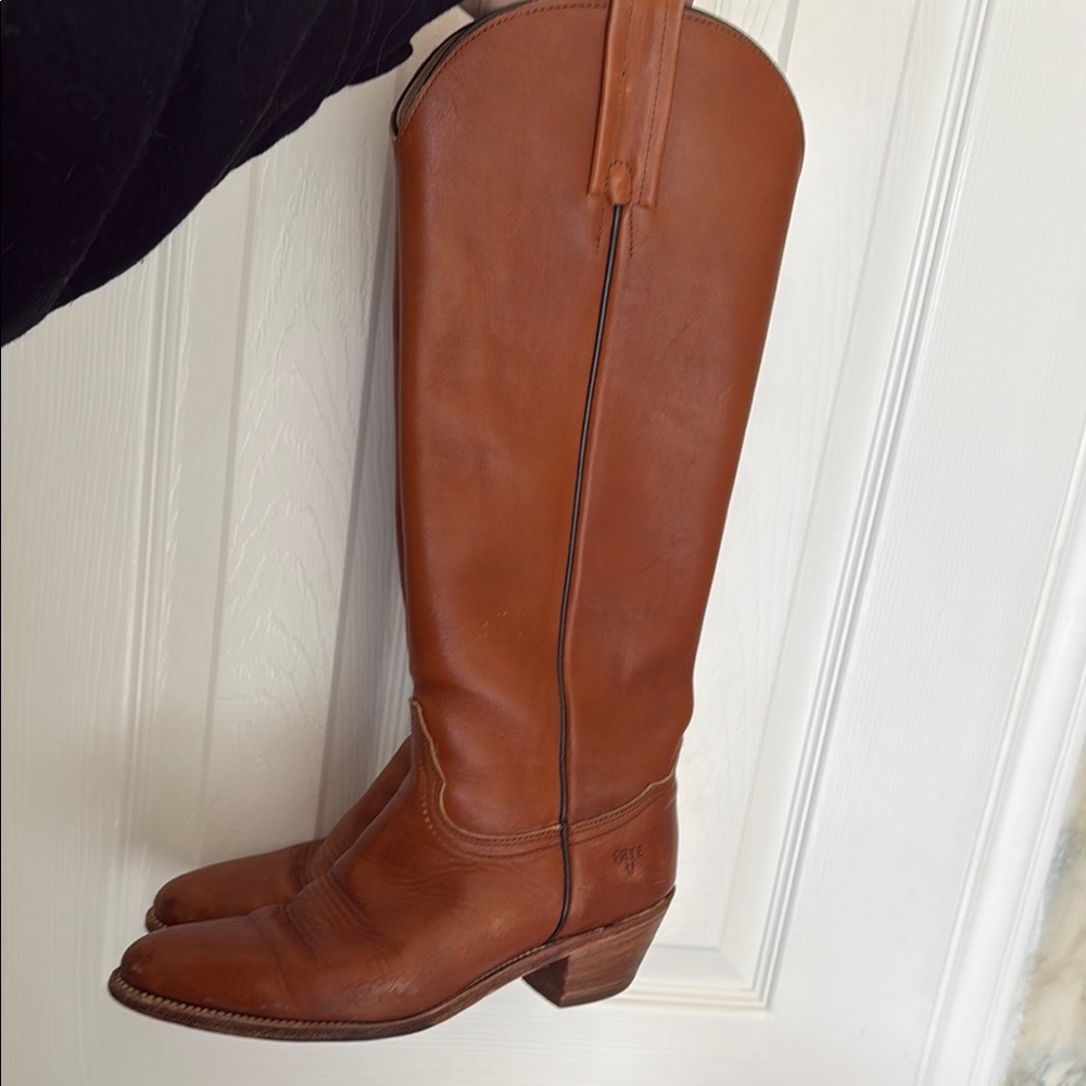 Frye Brown Leather Riding Boots